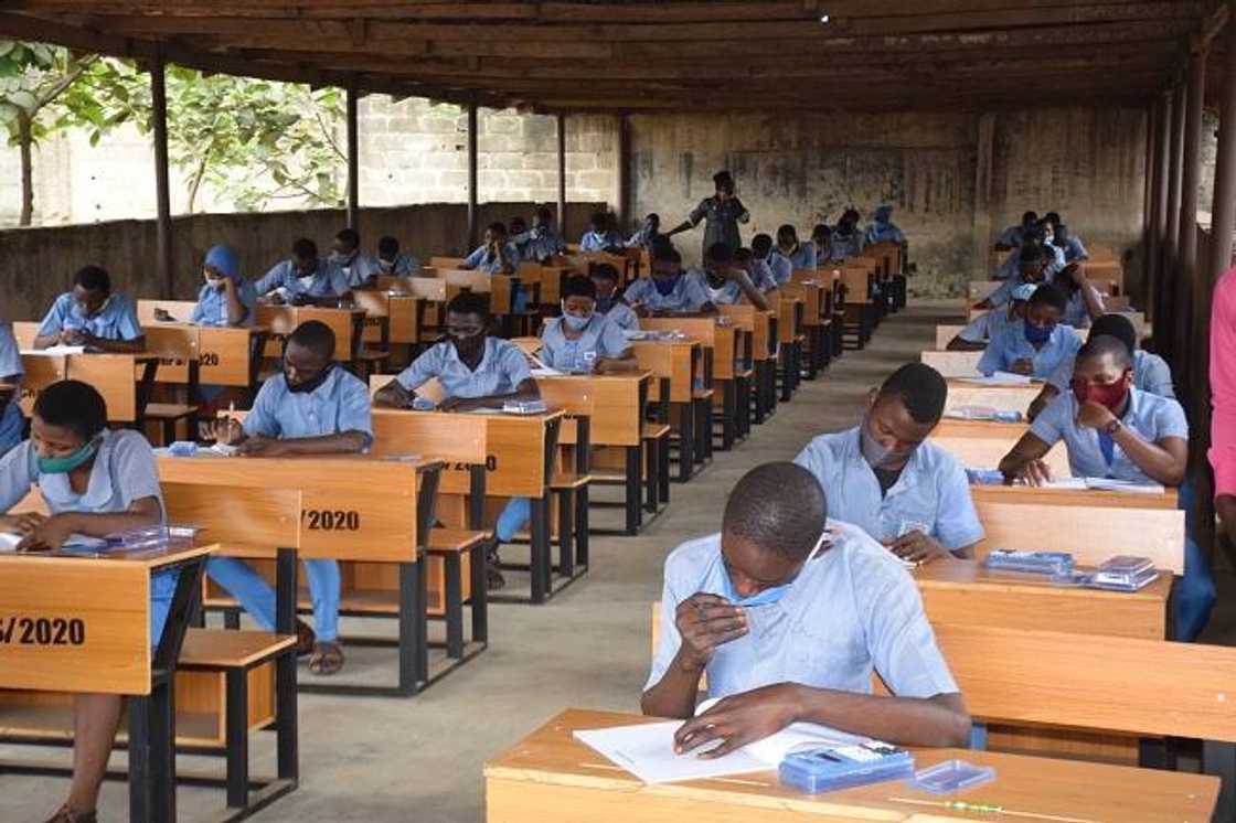 Junior WAEC students