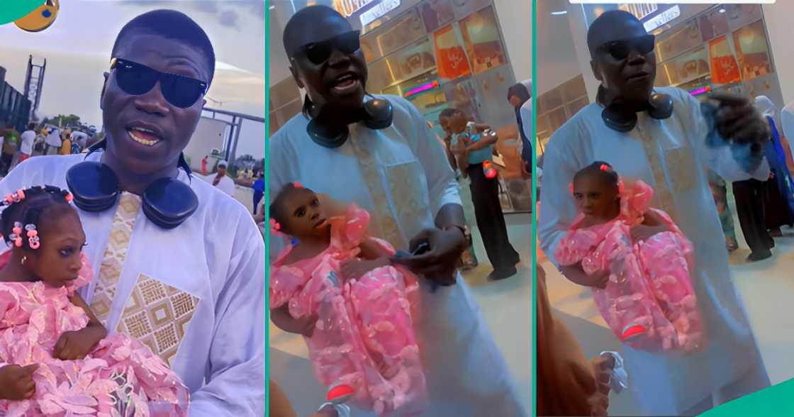 A Nigerian trends as he claims he and his daughter were chased out of a mall in Ilorin because of her appearance. A Nigerian trends as he claims he and his daughter were chased out of a mall in Ilorin because of her appearance.