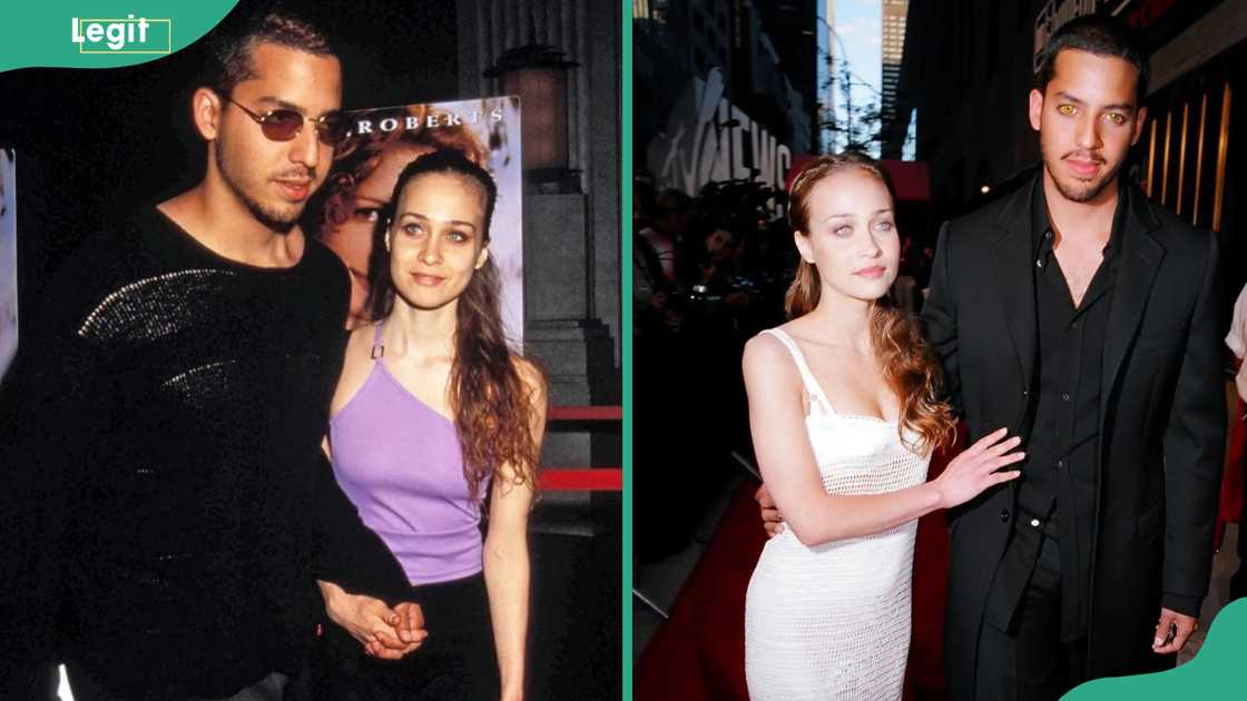 David Blaine and Fiona Apple walk hand-in-hand