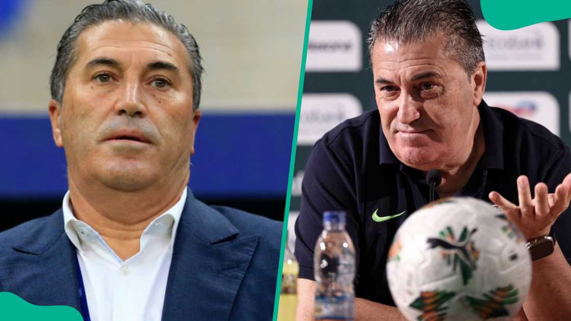 José Peseiro looks on before a Group B Match between Venezuela and Peru (L). He gestures during a press conference at the Palais de la Culture in Abidjan (R) José Peseiro looks on before a Group B Match between Venezuela and Peru (L). He gestures during a press conference at the Palais de la Culture in Abidjan (R)