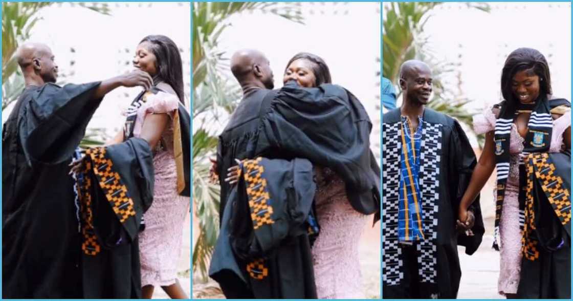 Photo of Ghanaian man and his daughter Photo of Ghanaian man and his daughter