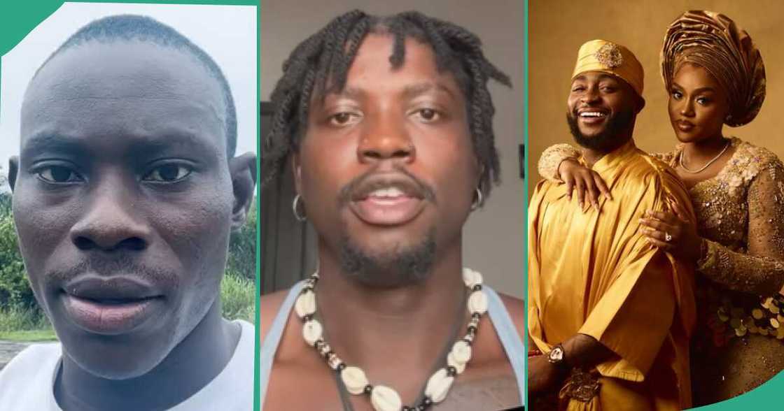 Man says VDM did not spray money at Davido's wedding. Man says VDM did not spray money at Davido's wedding.