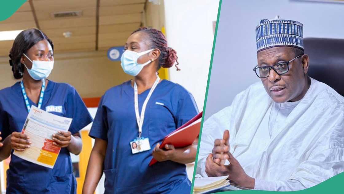 Malaman jinya sun ce har yanzu ba su janye yajin aikin da suka shiga ba duk da ganawarsu da ministan lafiya. Malaman jinya sun ce har yanzu ba su janye yajin aikin da suka shiga ba duk da ganawarsu da ministan lafiya.