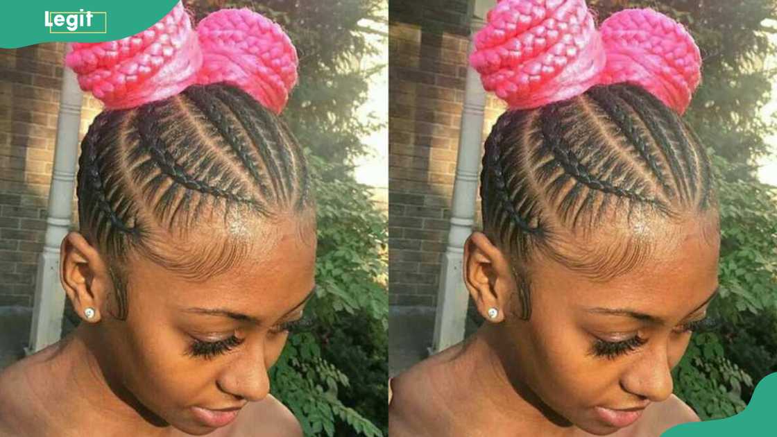 Ghana weaving Shuku hairstyles Ghana weaving Shuku hairstyles