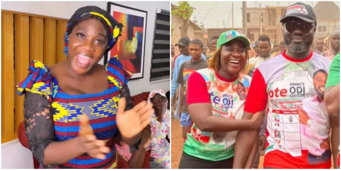 Mercy Johnson, Mercy Johnson campaigns with husband Prince Okojie Mercy Johnson, Mercy Johnson campaigns with husband Prince Okojie