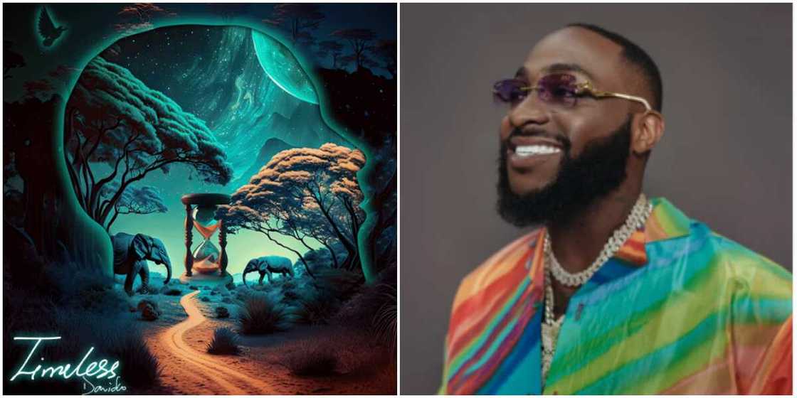 Davido's Timeless album art, Davido on Spotify Davido's Timeless album art, Davido on Spotify