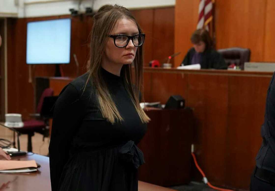 Fake heiress Anna Sorokin after she was sentenced to prison in New York in 2019; she now vows to fight deportation Fake heiress Anna Sorokin after she was sentenced to prison in New York in 2019; she now vows to fight deportation