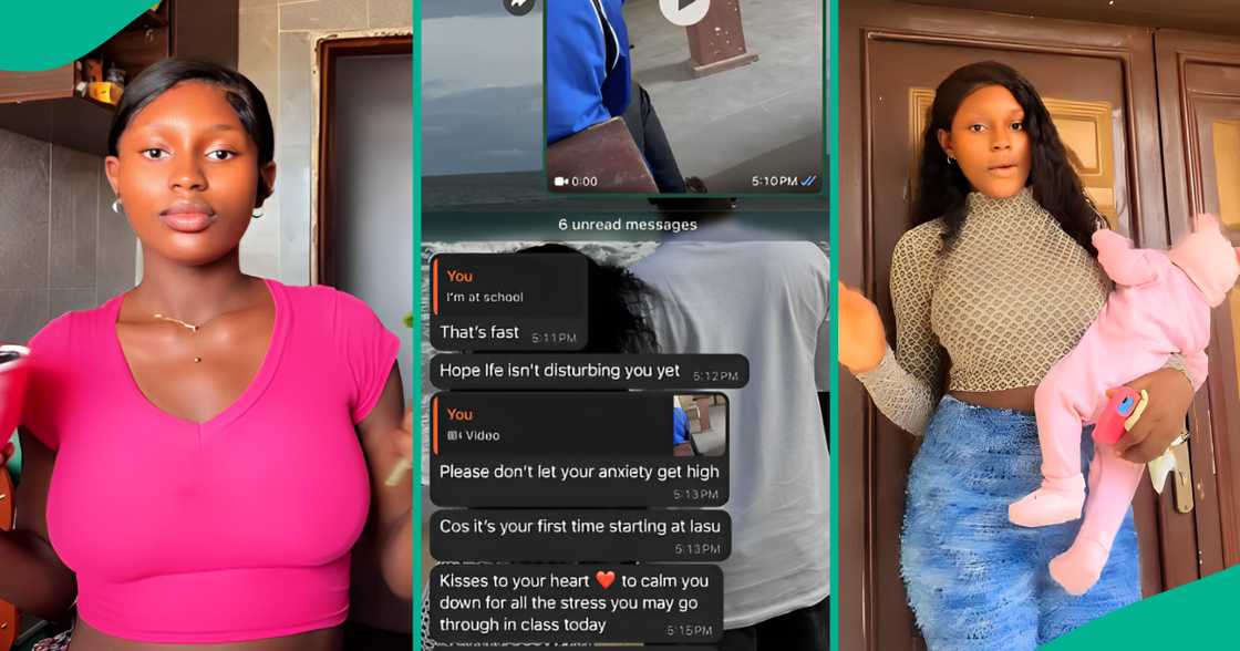 LASU student who recently delivered baby shares messages husband sent her as she resumes school LASU student who recently delivered baby shares messages husband sent her as she resumes school