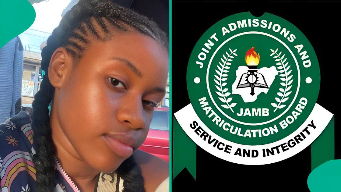 Nigerian lady shares UTME 2026 scores online after checking via SMS.