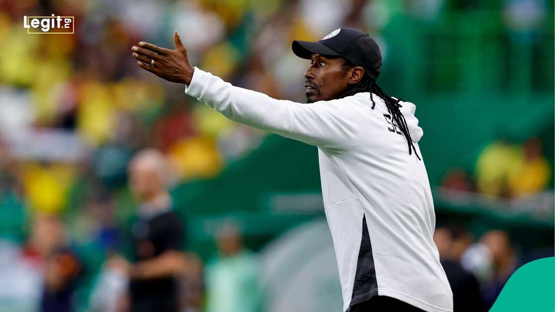 Aliou Cisse, Brazil, Senegal, Estadio Jose Alvalade, Lisbon, Portugal.