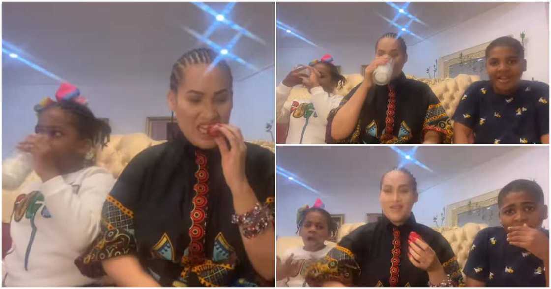 Caroline Danjuma and kids Caroline Danjuma and kids