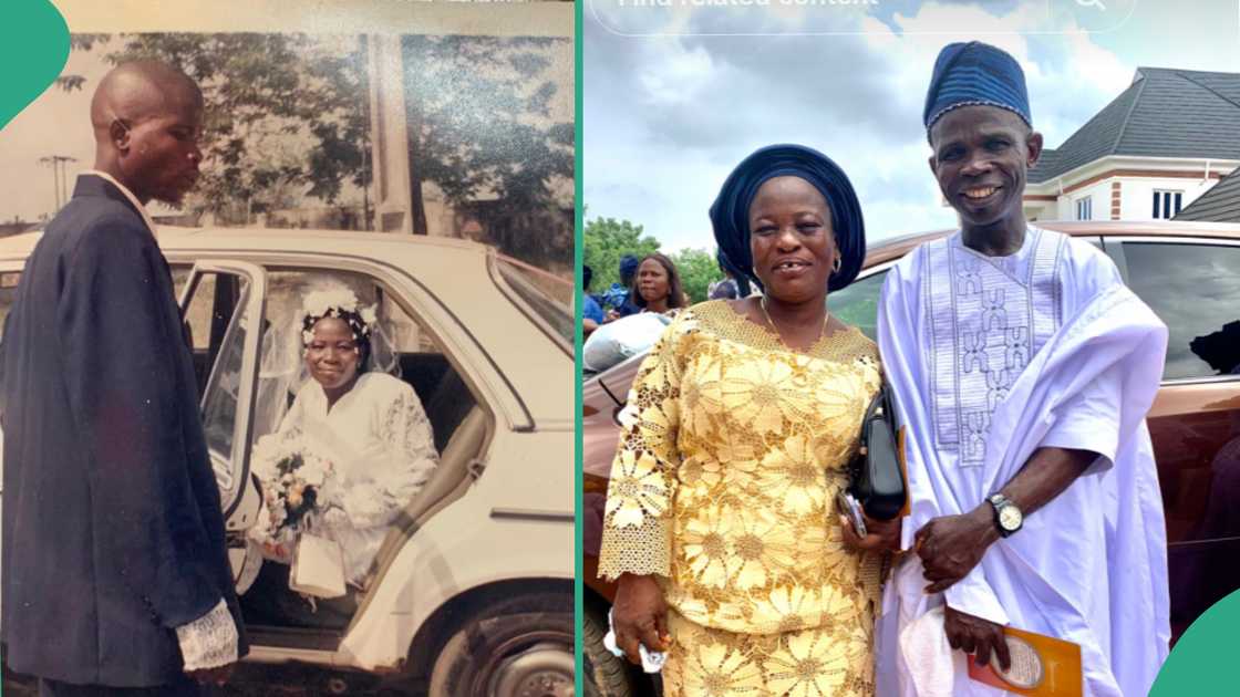 Lady shares throwback photos of her parents wedding day.