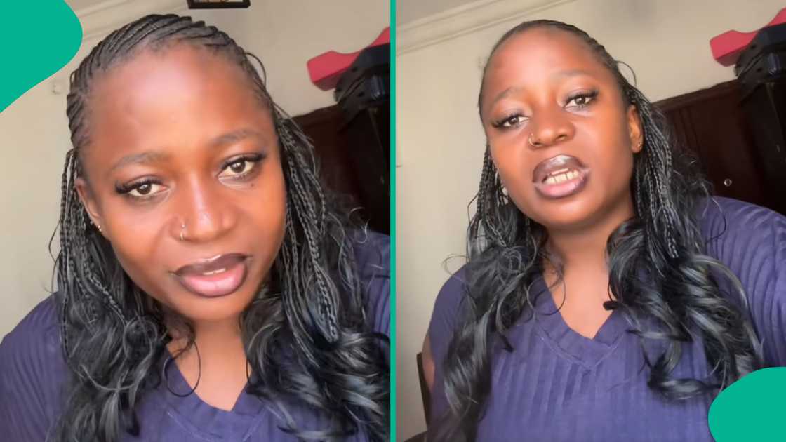 Lady writes emotional message to her former boyfriend. Lady writes emotional message to her former boyfriend.