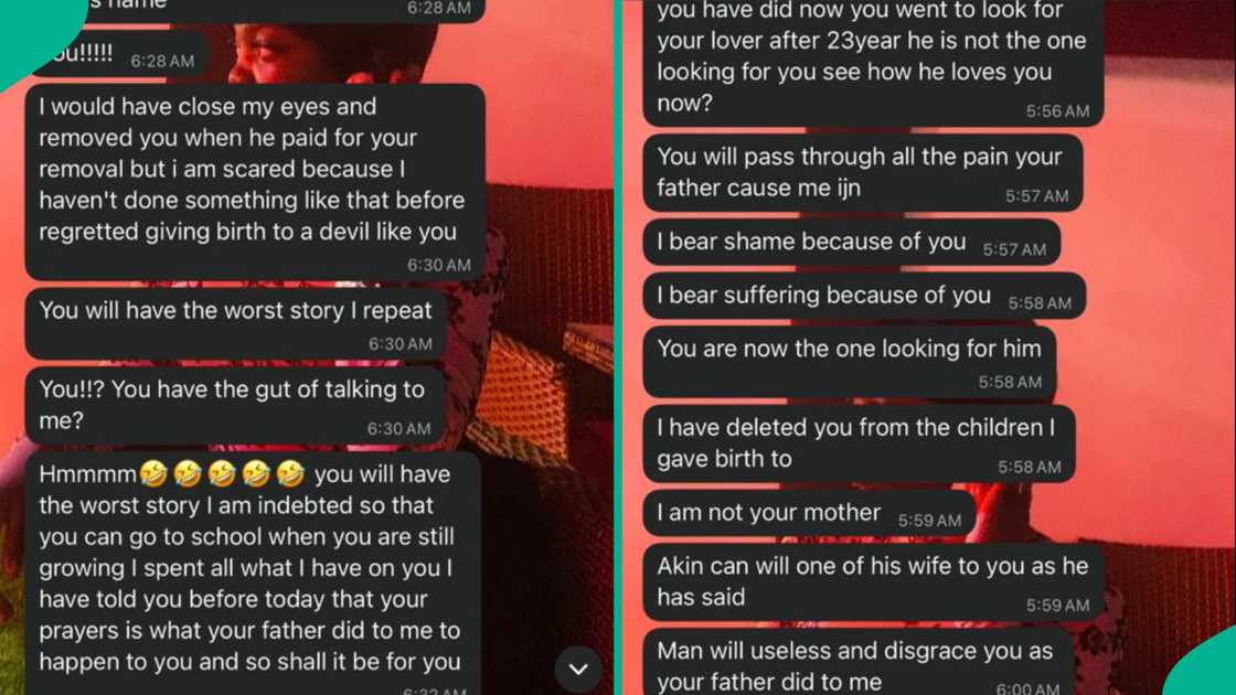 A Nigerian lady who went in search of her absent father after 23 years showed her mother’s unexpected reaction