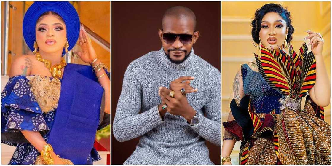Tonto vs Bobrisky: Uche Maduagwu 'pounces' on crossdresser Tonto vs Bobrisky: Uche Maduagwu 'pounces' on crossdresser
