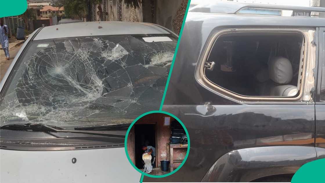 Vehicles damaged in Ibadan following heavy storm