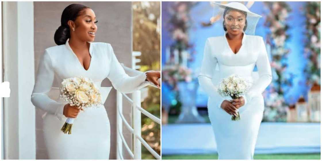 Photos of a bride on her court wedding day. Photos of a bride on her court wedding day.