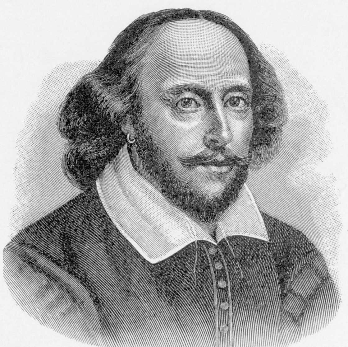 Illustration Of William Shakespeare Illustration Of William Shakespeare