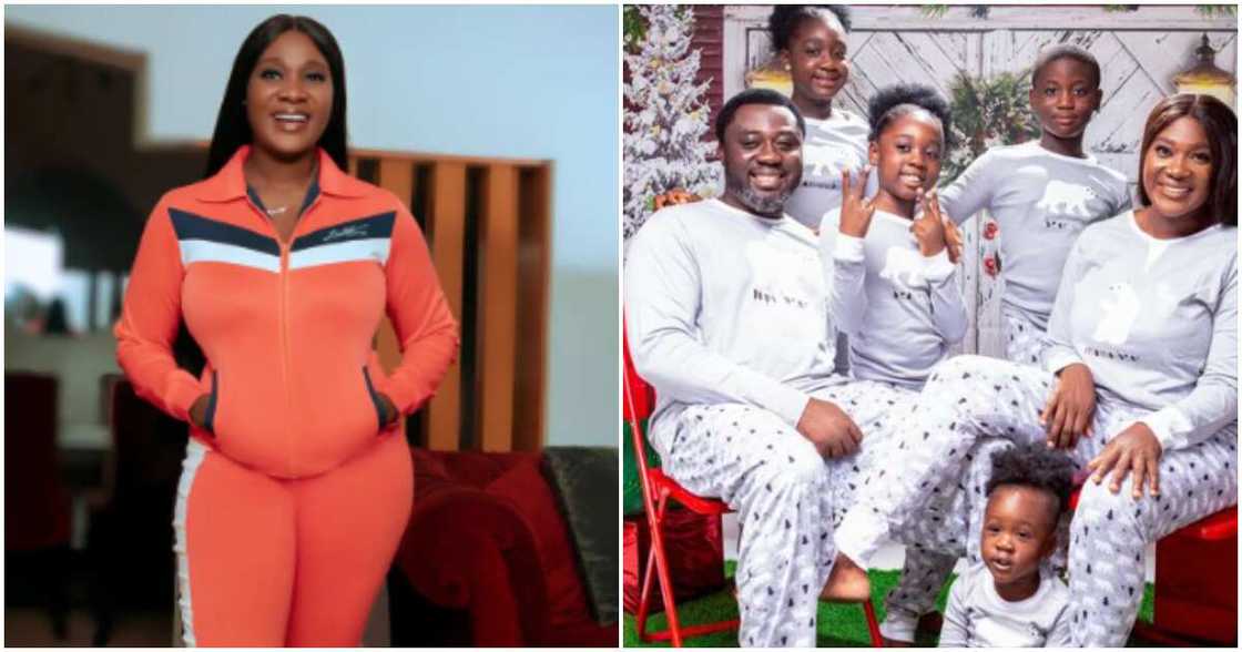 Actress Mercy Johnson and her family Actress Mercy Johnson and her family