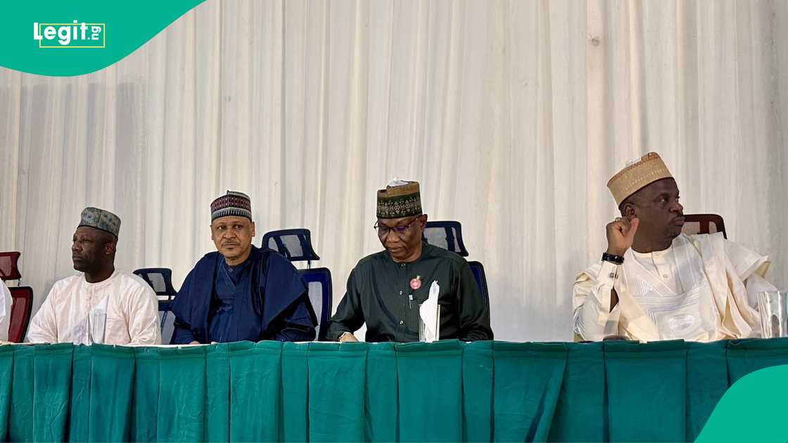 Minister of Information Mohammed Idris gives an update on President Bola Tinubu-led efforts to tackle insecurity at a briefing in Abuja.