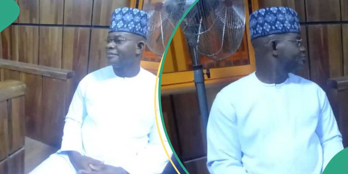 Yahaya Bello arrives court Yahaya Bello arrives court