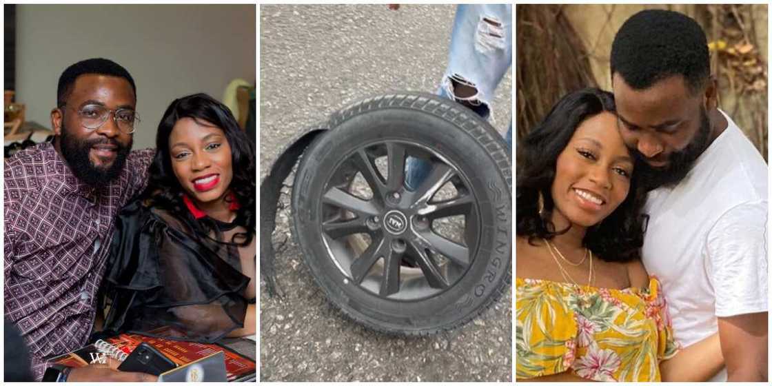 BBNaija's Gedoni thankful as he survives car accident.