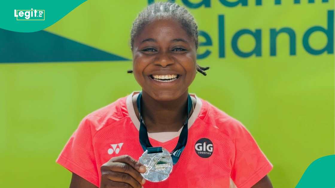 Eniola Bolaji with her silver medal won at the British & Irish Para-Badminton International. Photo by Eniola Bolaji Eniola Bolaji with her silver medal won at the British & Irish Para-Badminton International. Photo by Eniola Bolaji