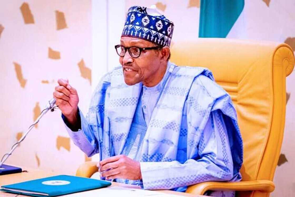 Buhari ya bayyana masu daukar nauyin ta'addanci, ya sha alwashin maganinsu Buhari ya bayyana masu daukar nauyin ta'addanci, ya sha alwashin maganinsu