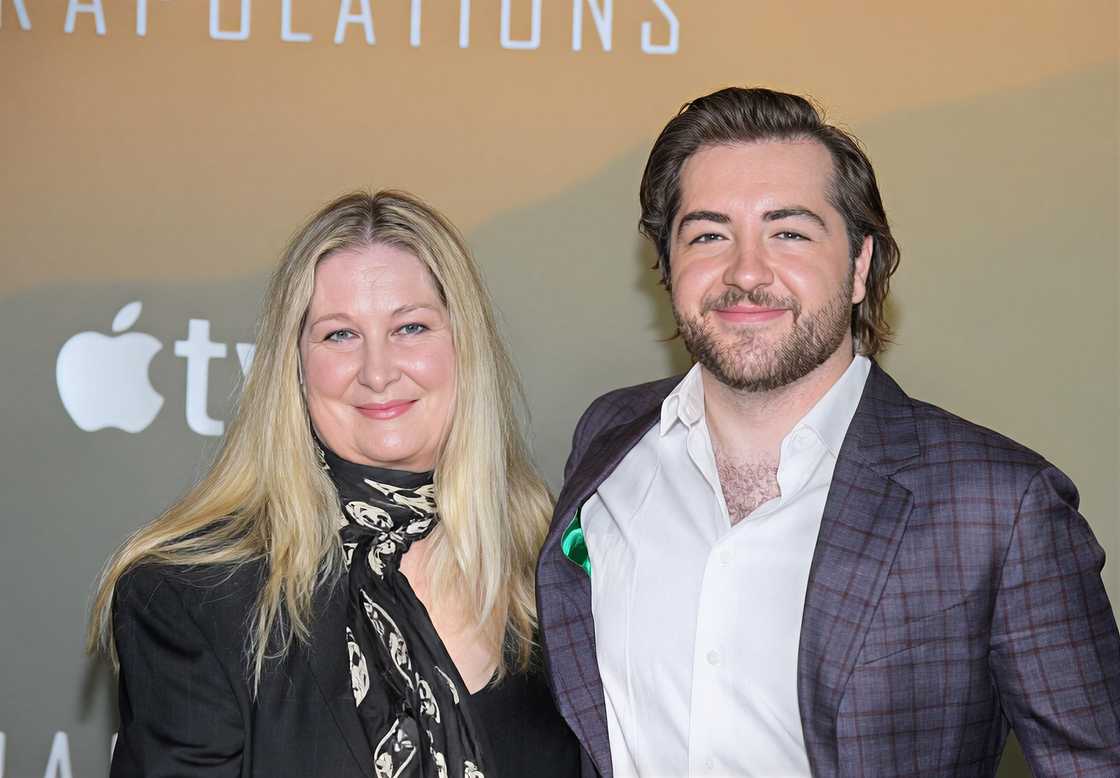 Marcy Wudarski and Michael Gandolfini at the Hammer Museum Marcy Wudarski and Michael Gandolfini at the Hammer Museum