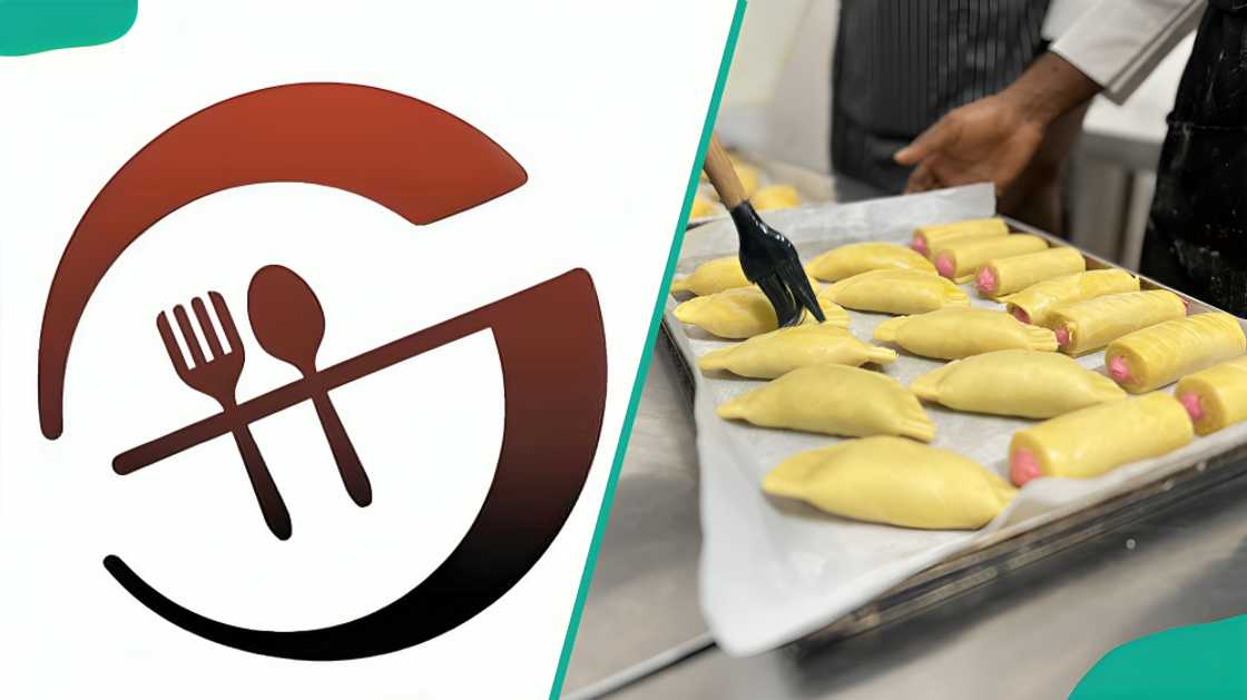 Giggles Culinary Place- Yaba logo and chefs in kitchen Giggles Culinary Place- Yaba logo and chefs in kitchen