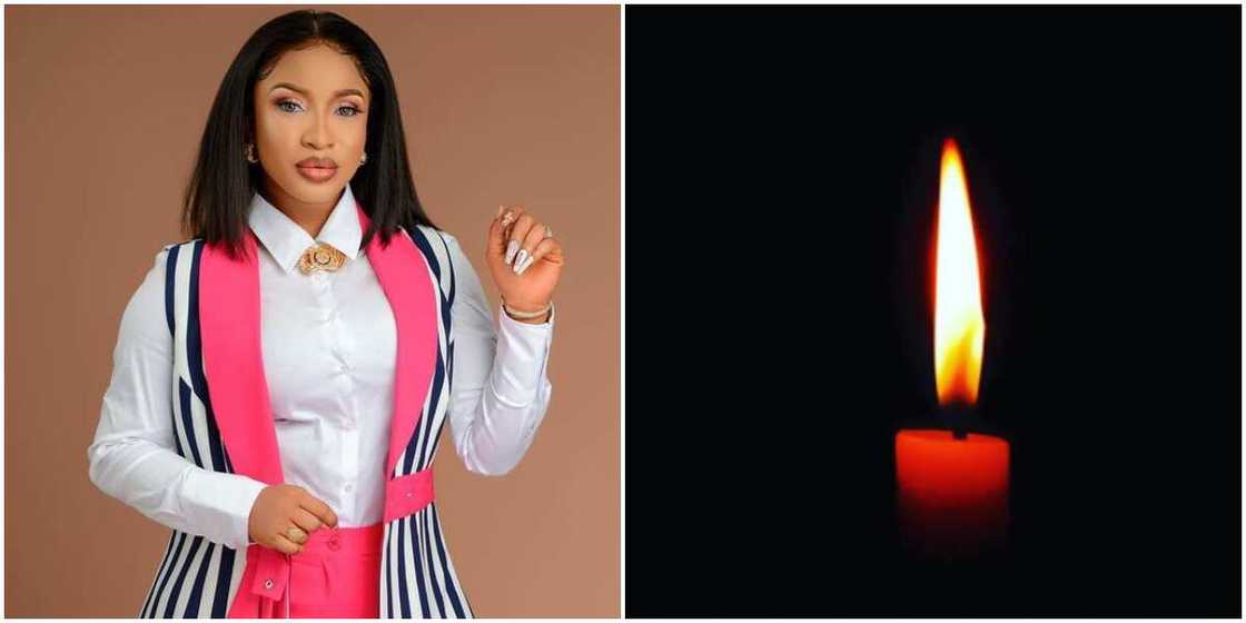 Tonto Dikeh heartbroken as she mourns late stepmother Tonto Dikeh heartbroken as she mourns late stepmother