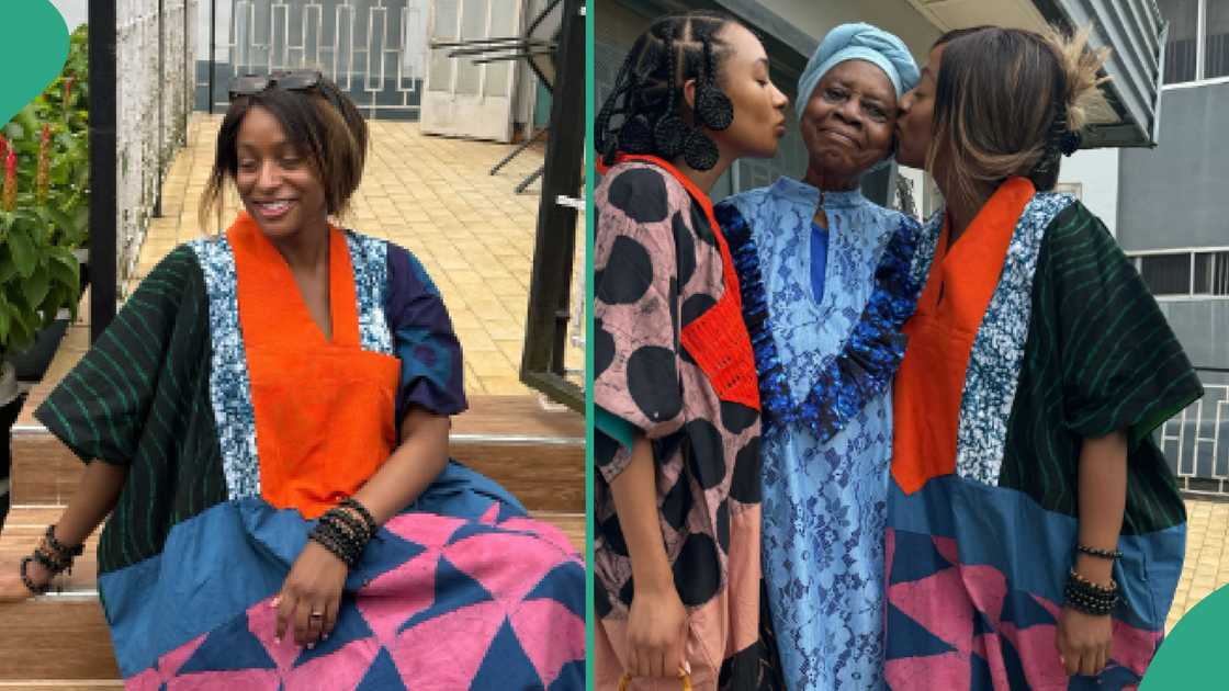 DJ Cuppy gushes over 92-year-old grandma. DJ Cuppy gushes over 92-year-old grandma.