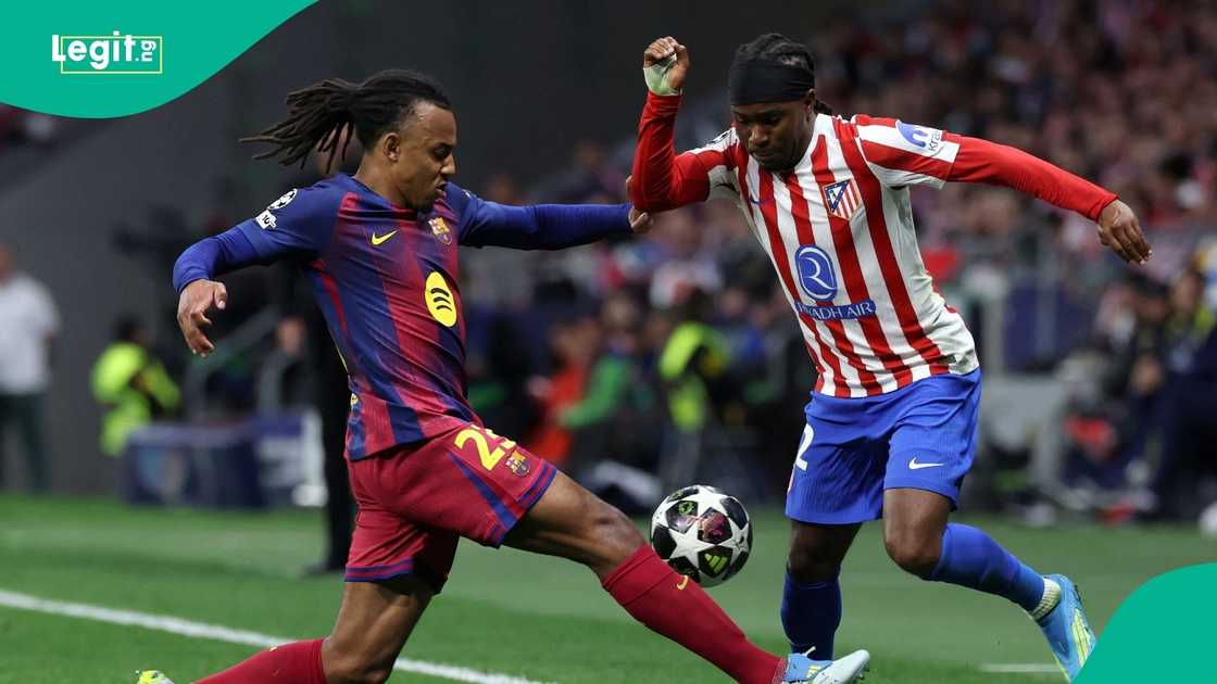 Ademola Lookman, Jules Kounde, UEFA, Champions League, Atletico Madrid, Barcelona.