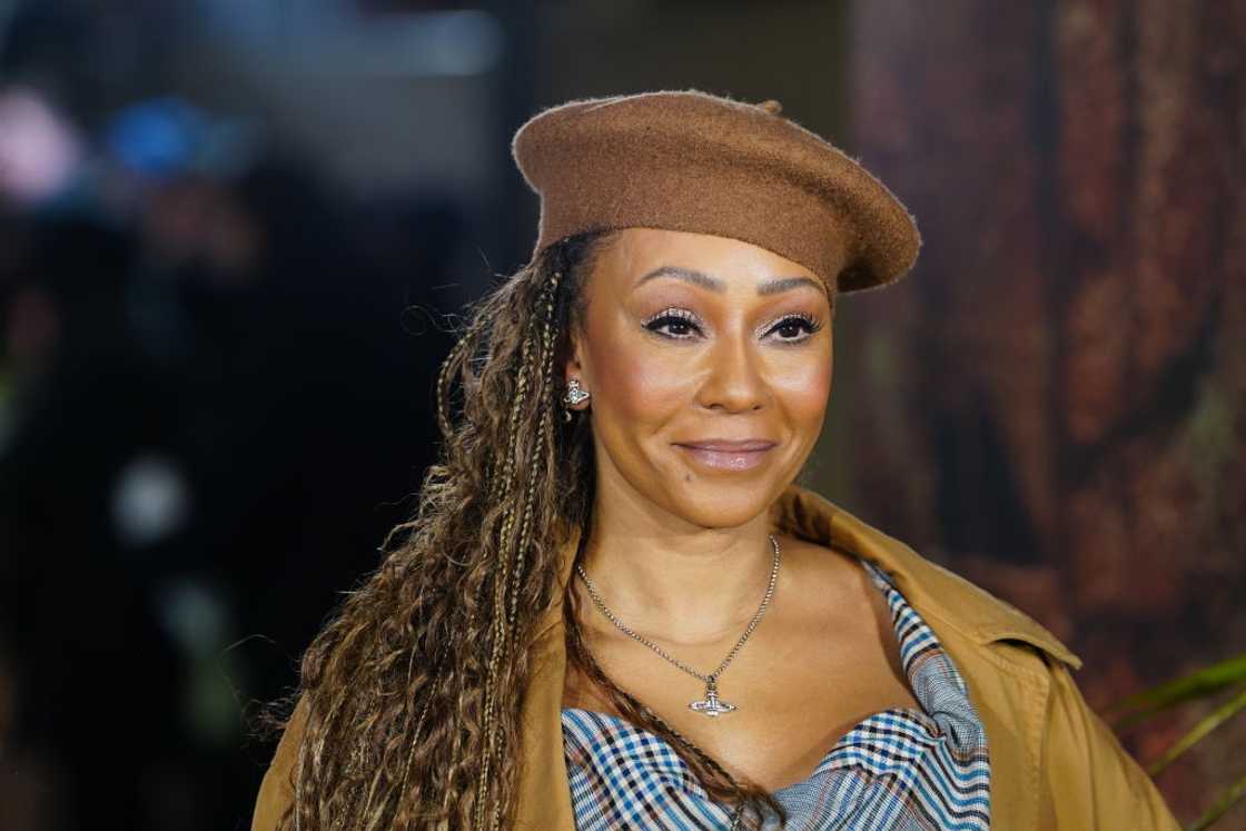 Mel B at the Odeon West End in central London.