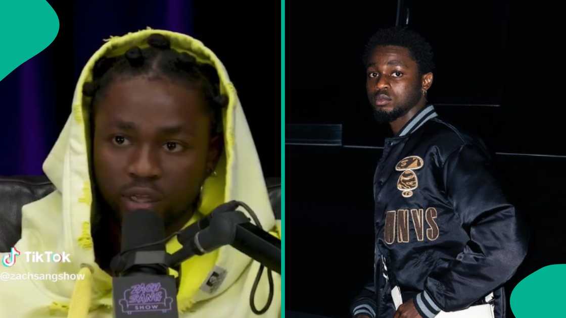 Omah Lay experiences earthquake during podcast interview. Omah Lay experiences earthquake during podcast interview.