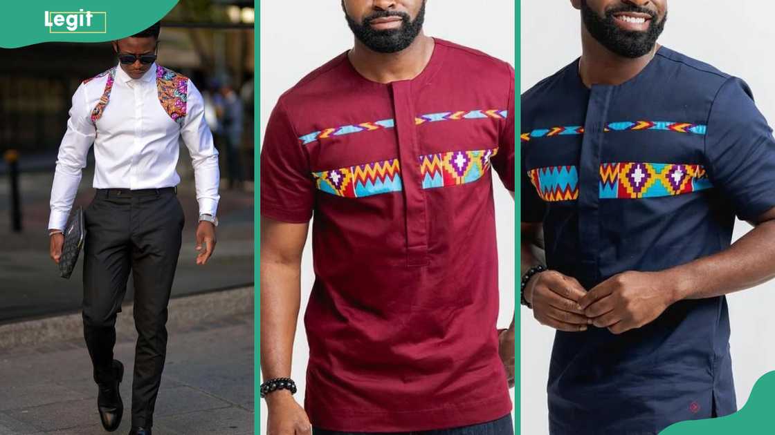 Different Ankara shirts designs
