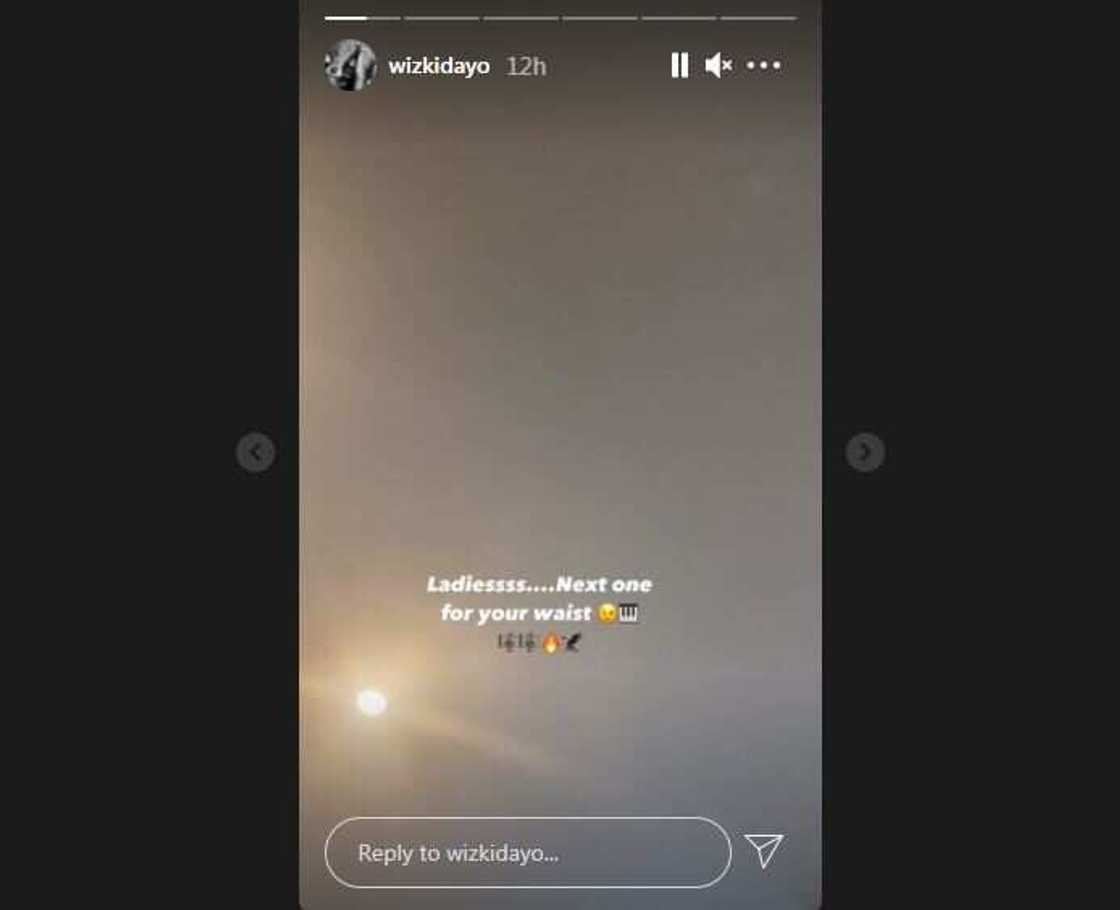 Singer Wizkid Teases Ladies With New Music, Says It’s for Their Waist Singer Wizkid Teases Ladies With New Music, Says It’s for Their Waist