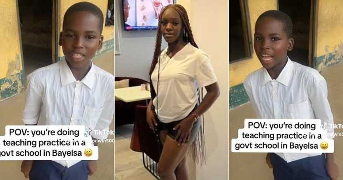 Teacher shares video of moment a male student approached her Teacher shares video of moment a male student approached her