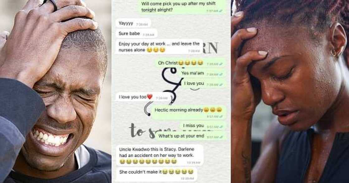 Nigerian man leaks last chat with late girlfriend Nigerian man leaks last chat with late girlfriend