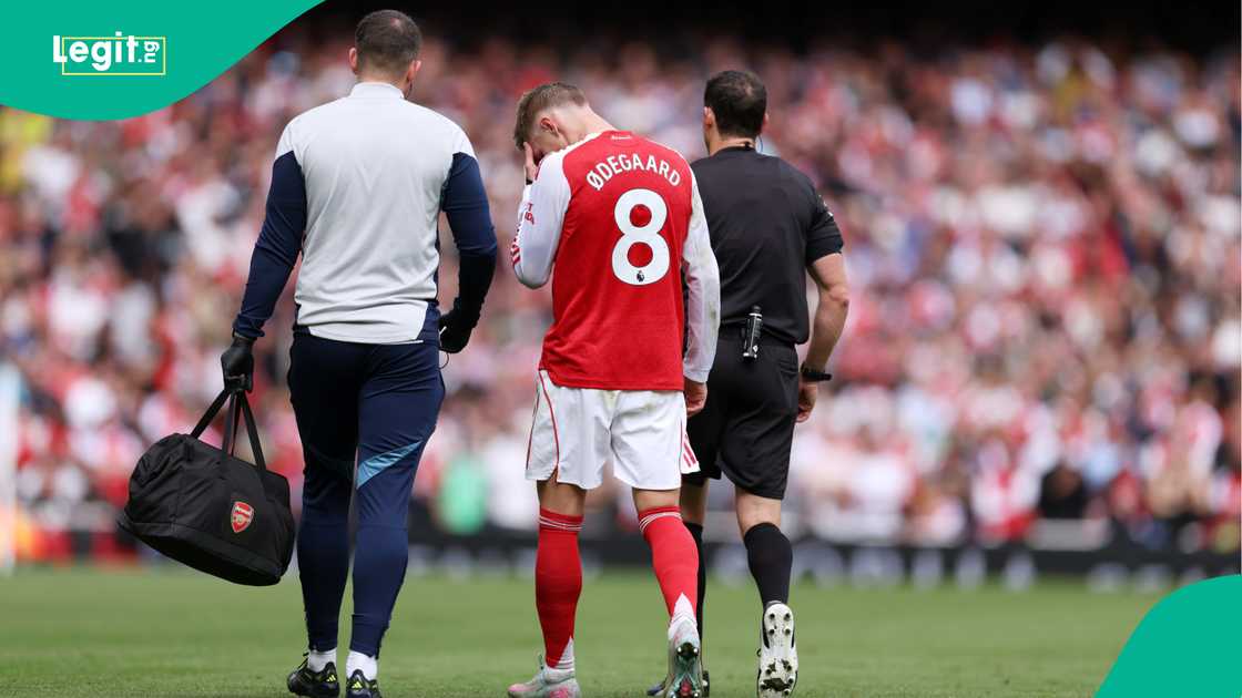 Mikel Arteta, Arsenal, Emirates Stadium, London, Nottingham Forest, England, Premier League. Mikel Arteta, Arsenal, Emirates Stadium, London, Nottingham Forest, England, Premier League.