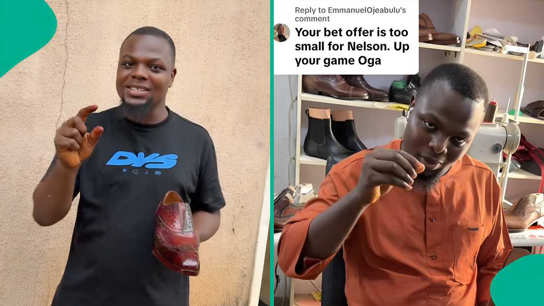 Popular shoemaker challenges Nelson to a contest.