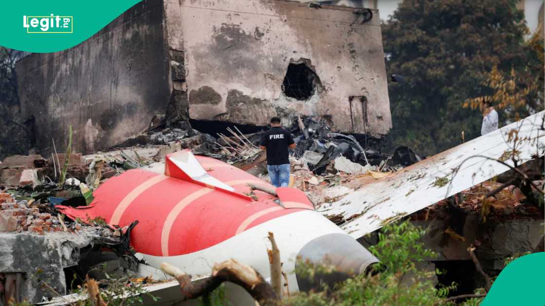 Man mourns his mother who died in Air India crash. Man mourns his mother who died in Air India crash.