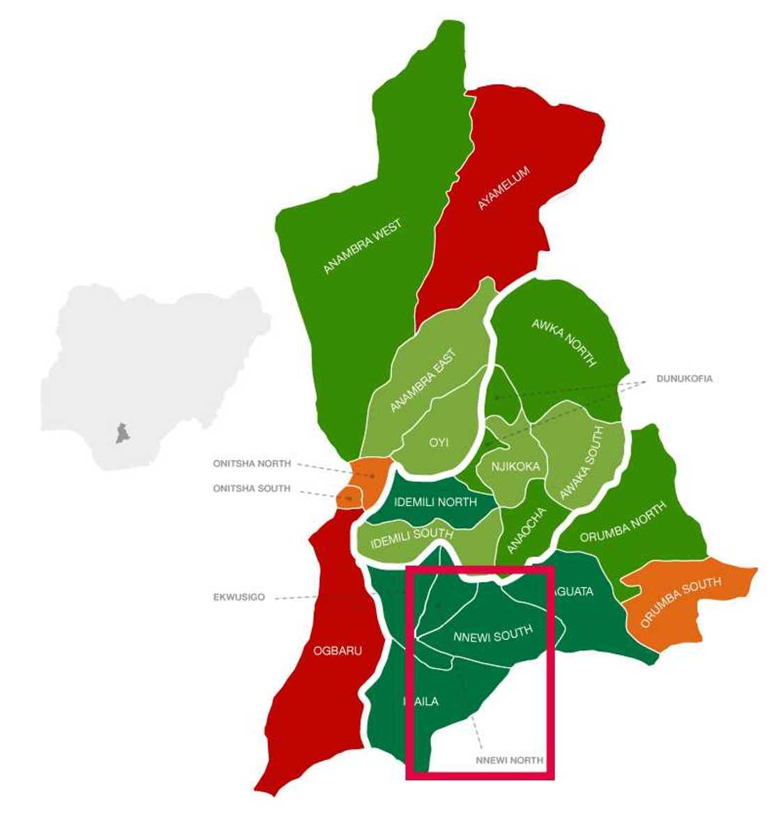 Nnewi North location Nnewi North location