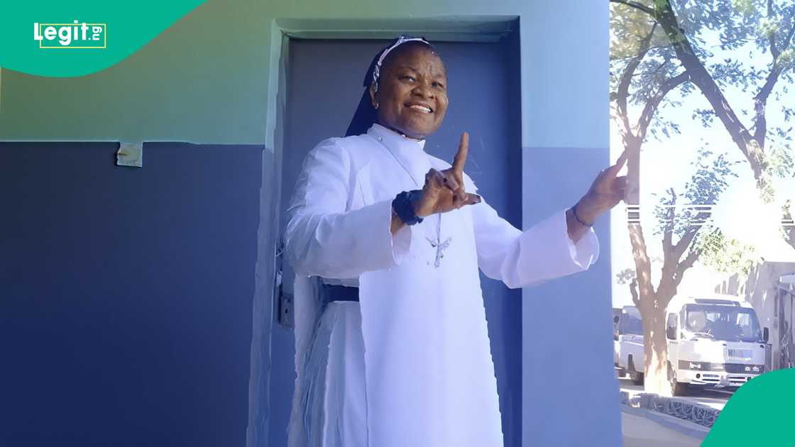 People notice something in video of reverend sister dancing happily in room, react People notice something in video of reverend sister dancing happily in room, react