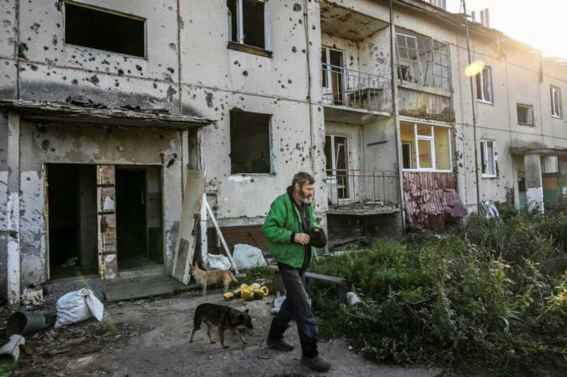 Only about 30 of the village's 800 pre-war inhabitants remain Only about 30 of the village's 800 pre-war inhabitants remain