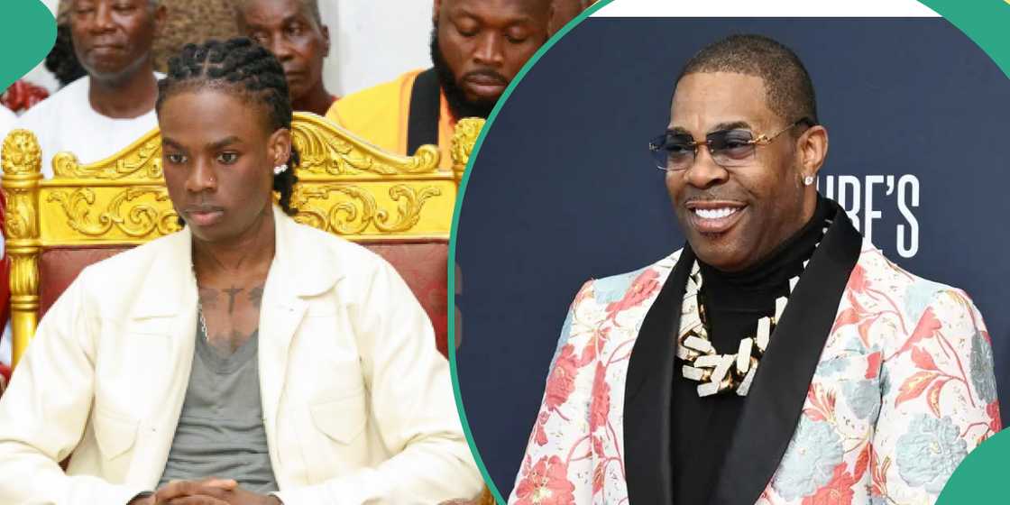 Rema and Busta Rhymes hung out at event Rema and Busta Rhymes hung out at event