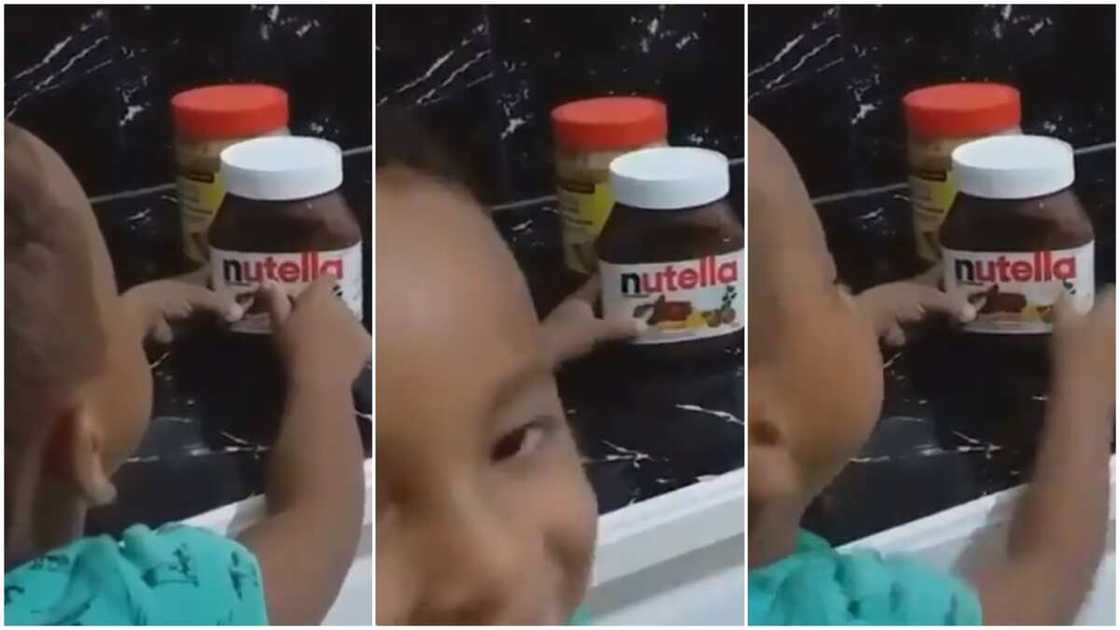 See the funny moment this kid tries to pronounce his favorite food in the kitchen (video) See the funny moment this kid tries to pronounce his favorite food in the kitchen (video)
