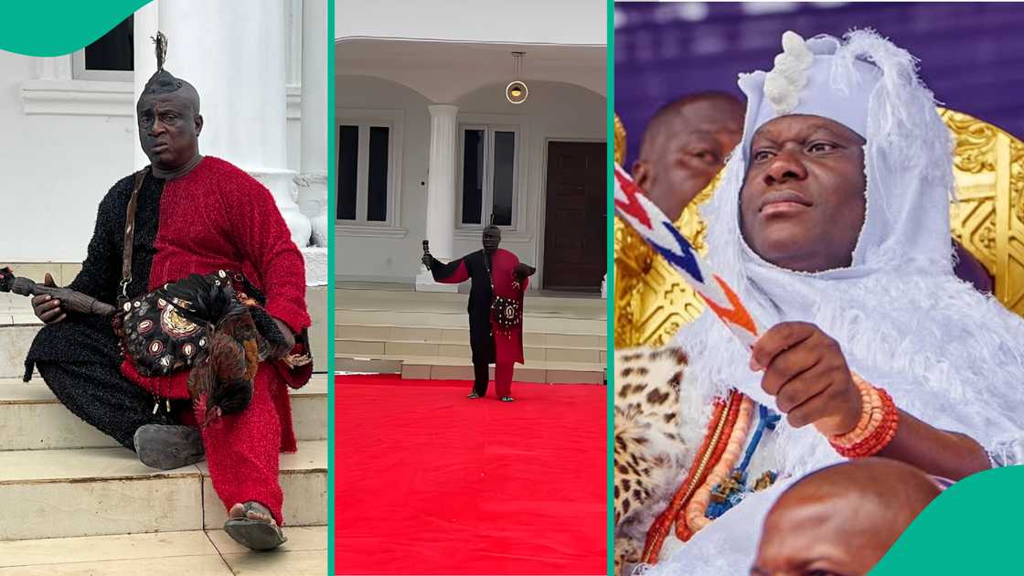 Esu character at Olojo festival 2025 trends on social media.