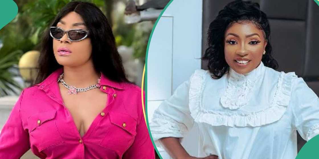 Nollywood's Anita Joseph and Angela Okorie