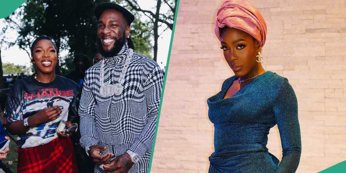 Ronami Ogulu and Burna Boy rock lovely outfits Ronami Ogulu and Burna Boy rock lovely outfits